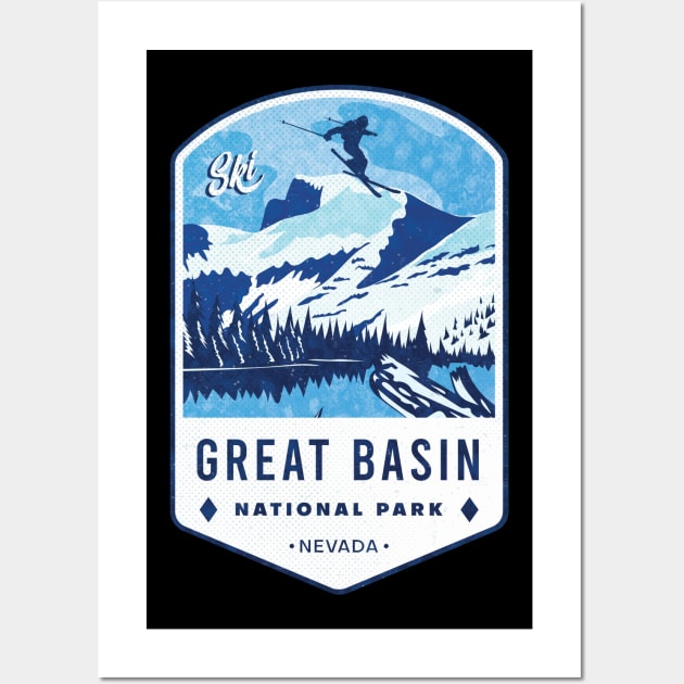 Ski Great Basin National Park Nevada Wall Art by JordanHolmes